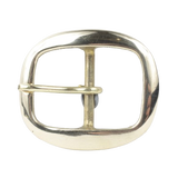 1.5 Inch 38mm Brass Oval Belt Buckle