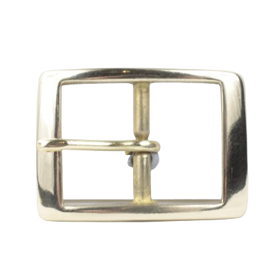 1.5 Inch 38mm Brass Rectangle Belt Buckle