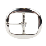 1.5 Inch 38mm Silver Oval Belt Buckle