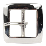 1.5 Inch 38mm Silver Square Belt Buckle