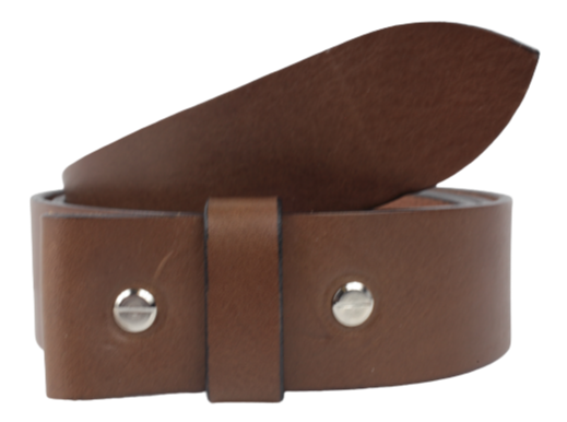 2 Inch Wide Brown Leather Belt Strap Chicago Screws