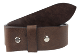 1.75" Inch Wide Dark Brown Leather Belt Strap Chicago Screws