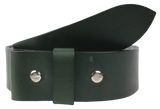 1.5" Wide Green Leather Belt Strap Replacement with Chicago Screws