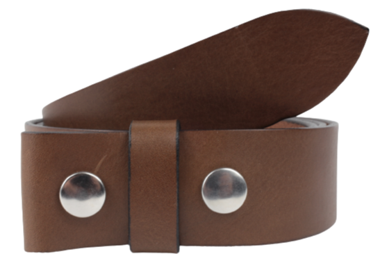 2 Inch Wide (50mm) Brown Full Grain Leather Belt Strap Made to Measure ...