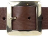 1 3/4" Inch Brass Square Buckle