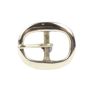 1 Inch 25mm Brass Oval Belt Buckle