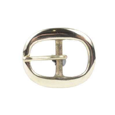 1 Inch 25mm Brass Oval Belt Buckle