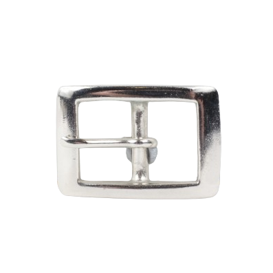 1 Inch 25mm Silver Rectangle Belt Buckle