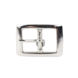 1 Inch 25mm Silver Rectangle Belt Buckle