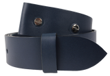Blue 1.5 Inch Chestnut Belt Strap