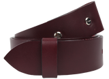 1 Inch Replacement Burgundy Leather Belt Strap