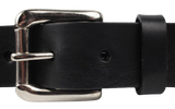 1 1/4 Inch Black Trouser Belt