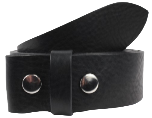 1 3/4 Inch Black Belt Strap