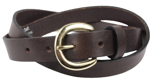1 Inch Wide Dark Brown Belt