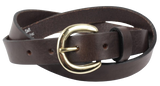 1 Inch Wide Dark Brown Belt