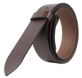 Buckleless Chestnut 32mm Wide Belt Strap