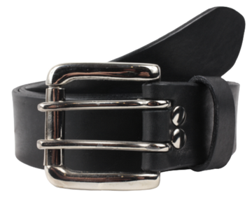 2 Prong Buckle Leather Belt