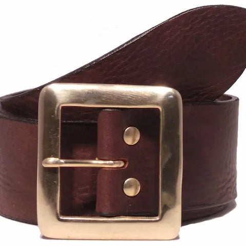 Dark Brown 2 Inch Jean Belt