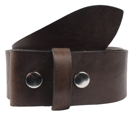 1.5 Wide Dark Brown Leather Belt Strap Replacement with Chicago Screw Buckle My Belt