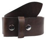 2 Inch Dark Brown Leather Strap