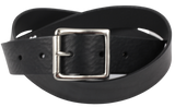 32mm Wide Black Leather Belt