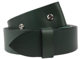 38mm Green Leather Belt Strap Chicago Screws