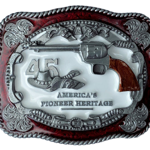 45 Gun Belt Buckle