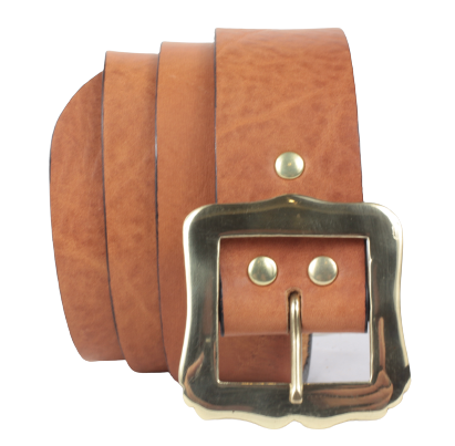 45mm Brass Shield Buckle