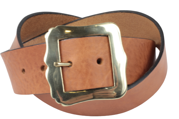 45mm Brown Leather Belt