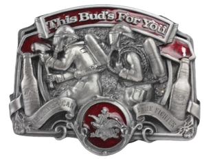 American Firefighters This Buds for You Belt Buckle