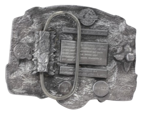 American Firefighters This Buds for You Belt Buckle Back