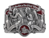 American Firefighters This Buds for You Belt Buckle