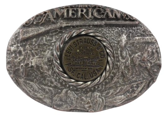 American Levi Strauss Co Belt Buckle – Buckle My Belt