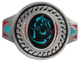 Aztec Round Design Belt Buckle