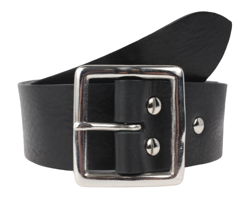 Thick leather belt sales womens