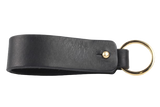 Black Leather Keychain Holder
