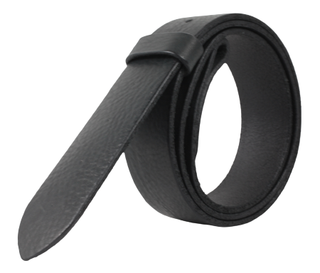 28mm Black Belt Strap with Chicago Screws