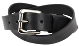 Black Leather Trouser Belt