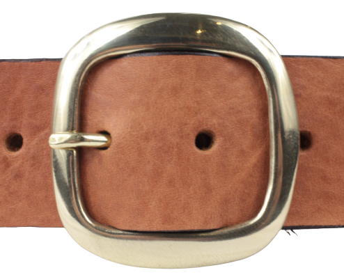 Brass Oval Buckle1.75 Inch Wide