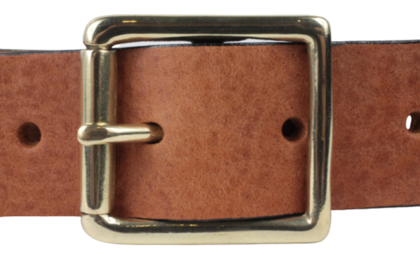 Brass Rectangle Roller 1 1/4" Inch Buckle