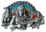 Brave Free Western Belt Buckle