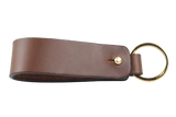 Brown Leather Keychain Holder