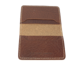 Brown Slimline 4 Card Wallet