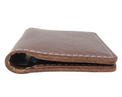 Brown Slimline Luxury 4 Card Wallet