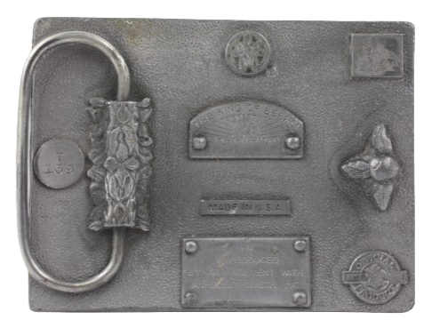 Bud Shires King of Beers Belt Buckle