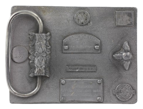Bud Shires King of Beers Belt Buckle