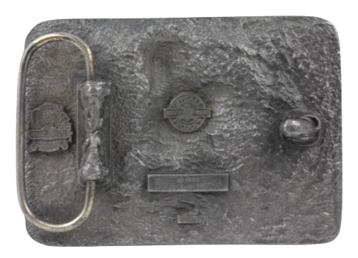 Budweiser Shire Horse Belt Buckle Back