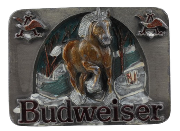 Budweiser Shire Horse Belt Buckle