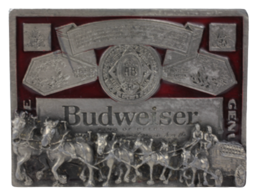 Budweiser Shires King of Beers Belt Buckle