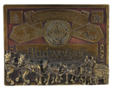 Budweiser Shires King of Beers Copper Gold Plated Belt Buckle